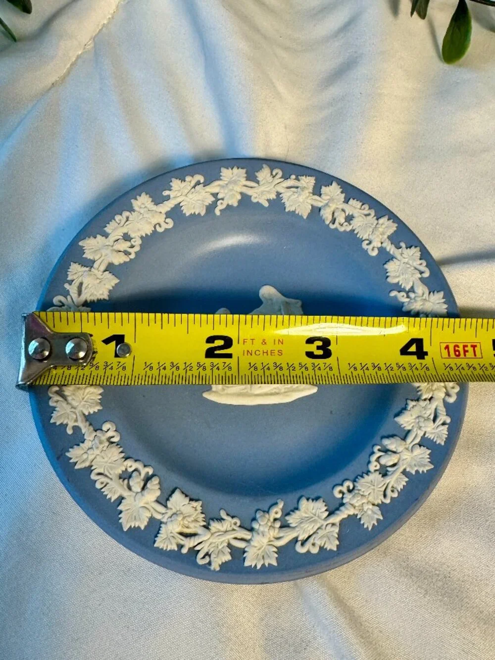 Vintage Wedgwood Blue Jasperware Trinket Dish – Made in England